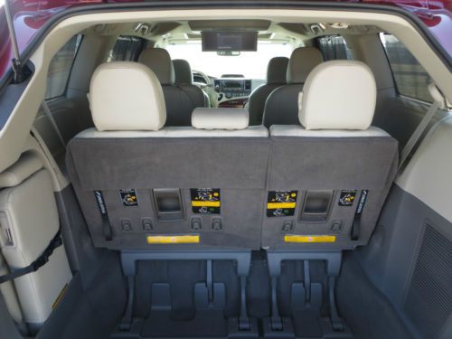 2011 TOYOTA SIENNA XLE REARVIEW CAMERA DVD 8-PASSENGER HTD LEATHER SUNROOF, US $17,995.00, image 19