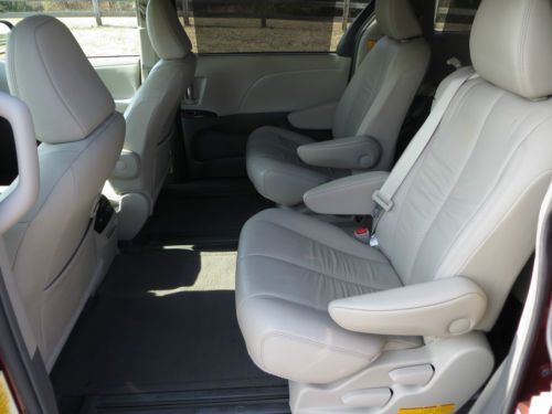 2011 TOYOTA SIENNA XLE REARVIEW CAMERA DVD 8-PASSENGER HTD LEATHER SUNROOF, US $17,995.00, image 20