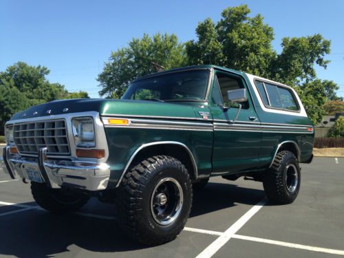 1978 ford bronco 400 v8 clean and rust free