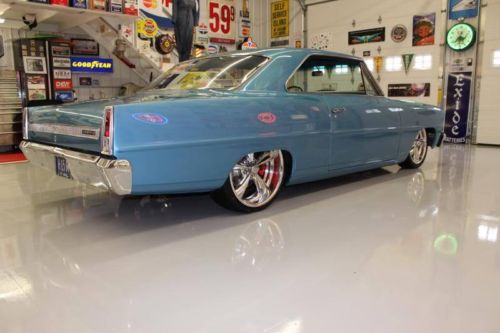 1967 chevy nova pro touring air ride 4 wheel disc corvette brakes 18 + 20&#039;&#039; whl