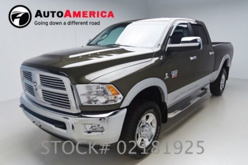 2012 ram 2500 laramie crew cab 6.7l turbo diesel 4wd 14k low miles one 1 owner