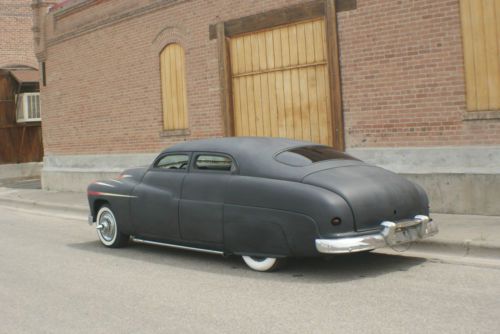 1950 mercury chopped 4 door lead sled side pipes flame throwers, image 8
