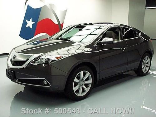 2010 acura zdx sh-awd pano sunroof nav rear cam 24k mi texas direct auto