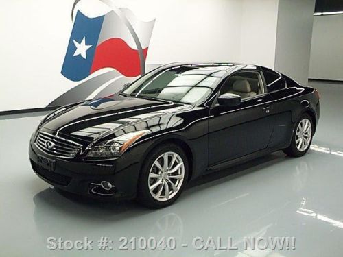 2011 infiniti g37 journey coupe premium sunroof nav 36k texas direct auto