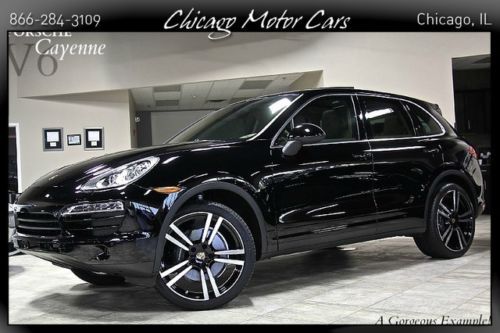 2014 porsche cayenne v6 premium package plus bose audio turbo 22&#039;s pano perfect