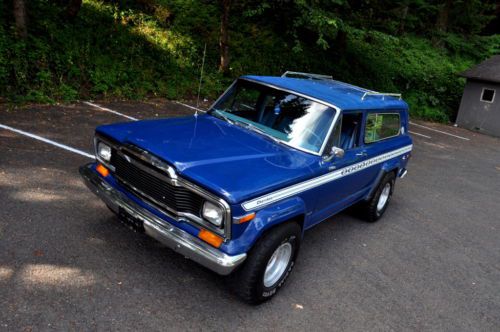 Survivor 1979 jeep cherokee chief &#034;s&#034; 2 door wagoneer 360 v8 a/c automatic