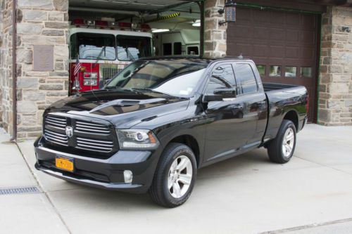 2013 ram 1500 sport extended cab pickup 4-door 5.7l black