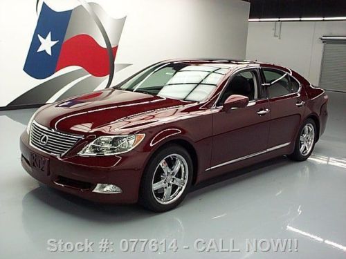 2008 lexus ls460 comfort sunroof nav rear cam only 35k texas direct auto