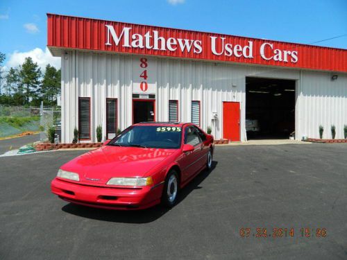 Rare 1993 supercharged 3.8l super coupe thunderbird, 5 spd, fast car!