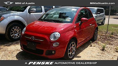 2dr hb sport fiat 500 sport low miles hatchback manual gasoline 1.4l 16-valve i4