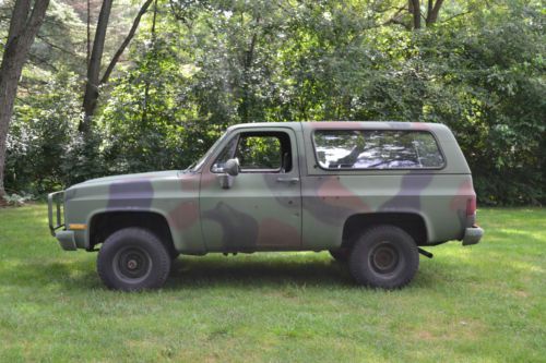 1986 chevrolet cucv m1009 military diesel  blazer