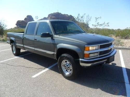 1999 chevrolet c/k 3500 srw crew cab 4x4 low low miles