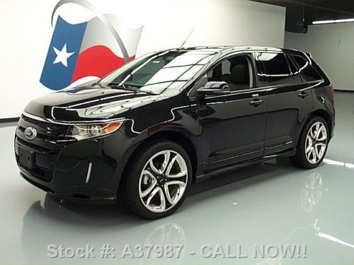 2013 ford edge sport awd pano sunroof nav rear cam 22&#039;s texas direct auto