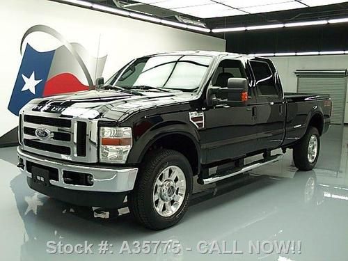 2010 ford f-350 lariat crew diesel fx4 4x4 rear cam 45k texas direct auto