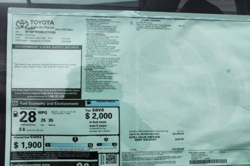 2014 Toyota Camry SE, US $22,987.00, image 19