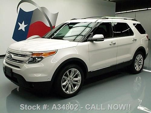 2011 ford explorer ltd pano sunroof nav rear cam 24k mi texas direct auto