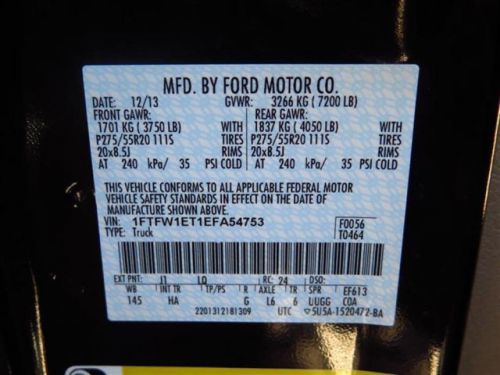 2014 Ford F150 Lariat, US $43,980.00, image 2