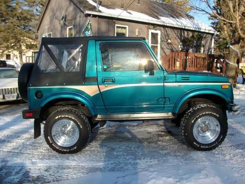 1988 suzuki samurai jx 4x4 all original, never winter driven. a must see