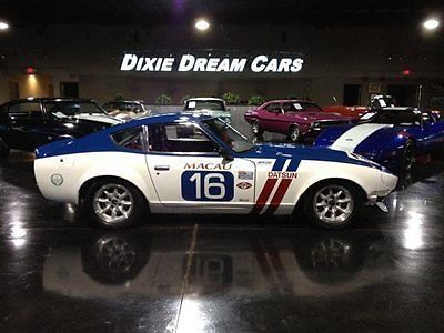 1970 factory prepared 240z race car fully documented original engine log books