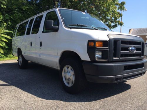 Ford e-350 xl super duty extended 15 passenger van!!! low miles! one owner