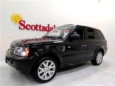 2009 rover sport hse luxury pk * 34k mi * blk / blk * rear dual dvd * htd seats