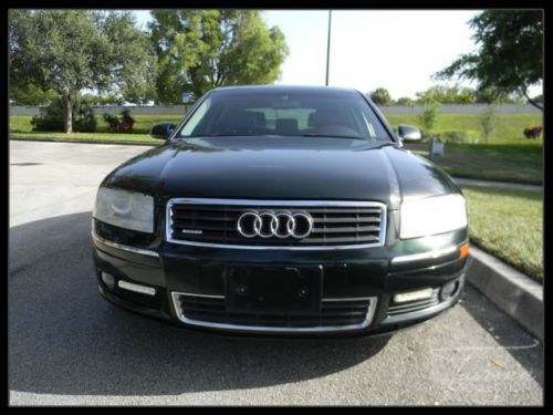 05 a8 l clean carfax navigation sunroof heated seats upgraded wheels xenon fl