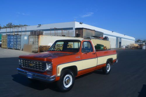 1976 chevy cheyenne 20 41k original **no reserve**100% original  miles ca truck