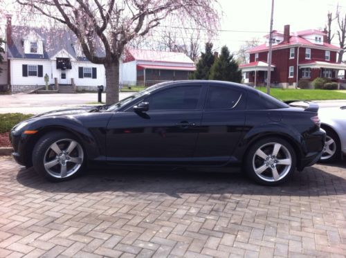 2007 mazda rx8 touring addition black automatic tented windows err spoiler nice