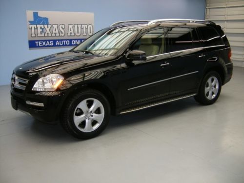 We finance! 2012 mercedes-benz gl450 4matic roof nav 3rd row 24k mile texas auto