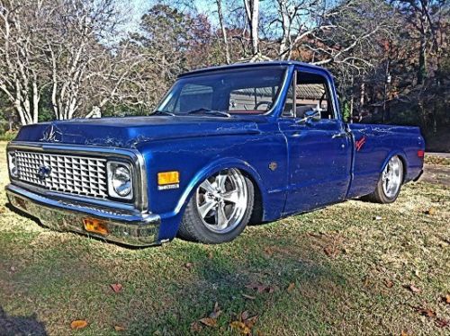 1970 chevy c10 bagged shop truck hot rod rat rod air ride swb short bed patina