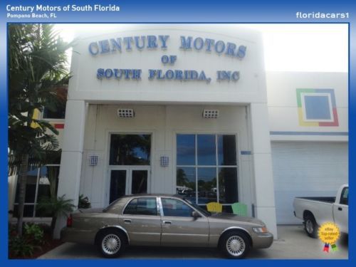 2002 mercury grand marquis low miles leather 1 owner non smoker niada certified