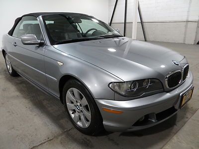 2005 bmw 325ci 2dr convertable v6 rwd clean-carfax 80,295 mls no reserve!!!!!!!!