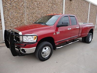 2007 dodge ram 3500 slt quad cab dually cummins diesel-4x4-six speed manual