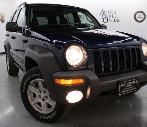 We finance 2003 jeep liberty sport 3.7l v6 auto 4wd clean carfax kylssentry cd