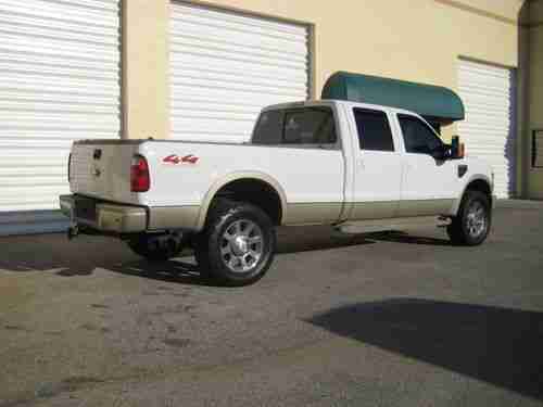 Ford F350 Super Duty Diesel Crew Cab Leather Truck Long Bed 08 King Ranch 4X4, image 4