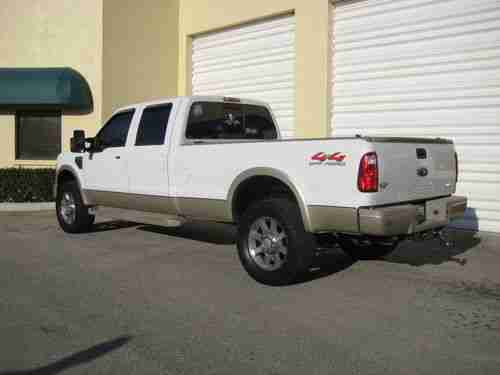 Ford F350 Super Duty Diesel Crew Cab Leather Truck Long Bed 08 King Ranch 4X4, image 5