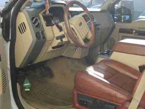 Ford F350 Super Duty Diesel Crew Cab Leather Truck Long Bed 08 King Ranch 4X4, image 8