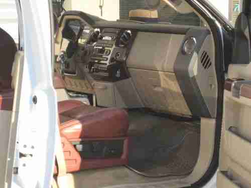 Ford F350 Super Duty Diesel Crew Cab Leather Truck Long Bed 08 King Ranch 4X4, image 9