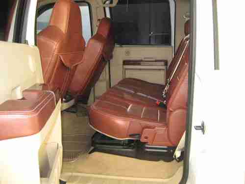 Ford F350 Super Duty Diesel Crew Cab Leather Truck Long Bed 08 King Ranch 4X4, image 11