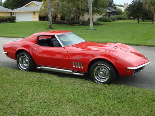 1969 corvette 427 match number big block with tri power and side pipes