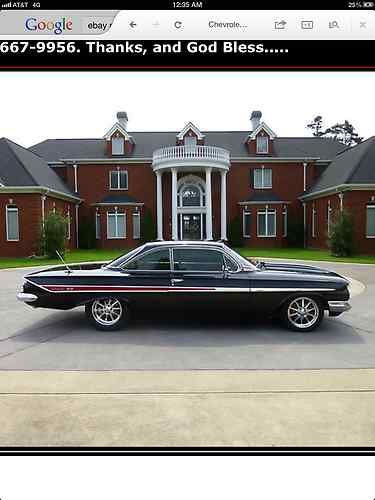 Nicest 1961 chevy bubble top on ebay!