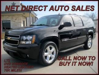 07 chevy suv dvd sunroof heated leather 75k miles warranty net direct auto texas