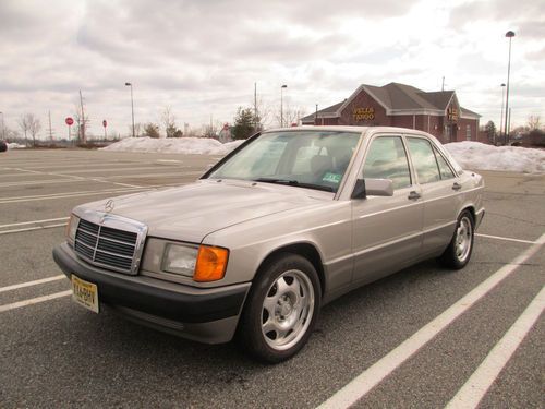1991 mercedes-benz 190e 2.6 i6 automatic smoked silver nice shape no reserve!