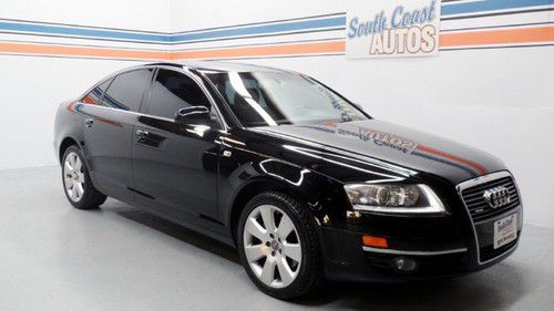 Audi a6, awd, quattro, leather, navigation, sunroof, warranty. we finance!!!