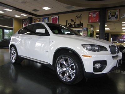 2010 bmw x6 xdrive alpine white navigation back up camera
