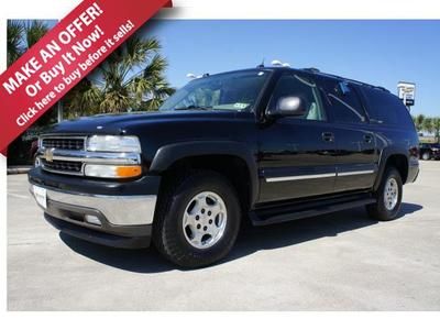 05 1500 lt suv 5.3l multi cd leather seats w/third row premium sound flex fuel