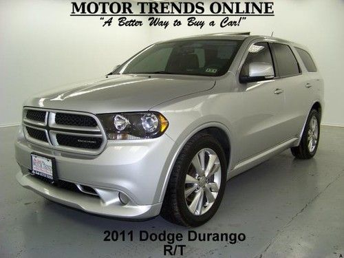 R/t awd hemi navigation rearcam dvd sunroof htd seats 2011 dodge durango 34k