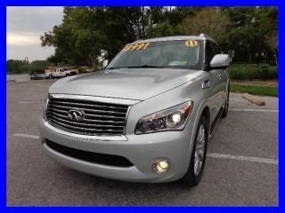 2011 infiniti qx56 2wd 8-passenger navigation rear entertainment 1 owner