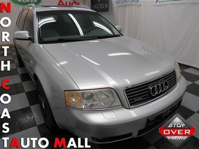 2004(04)a6 3.0q wagon awd heat sts moon bose cd chgr homelink cruise lthr xm