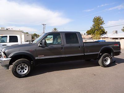 2004 ford f-350 --- diesel -- 4x4 - crew cab - lariat -- project truck - clear t